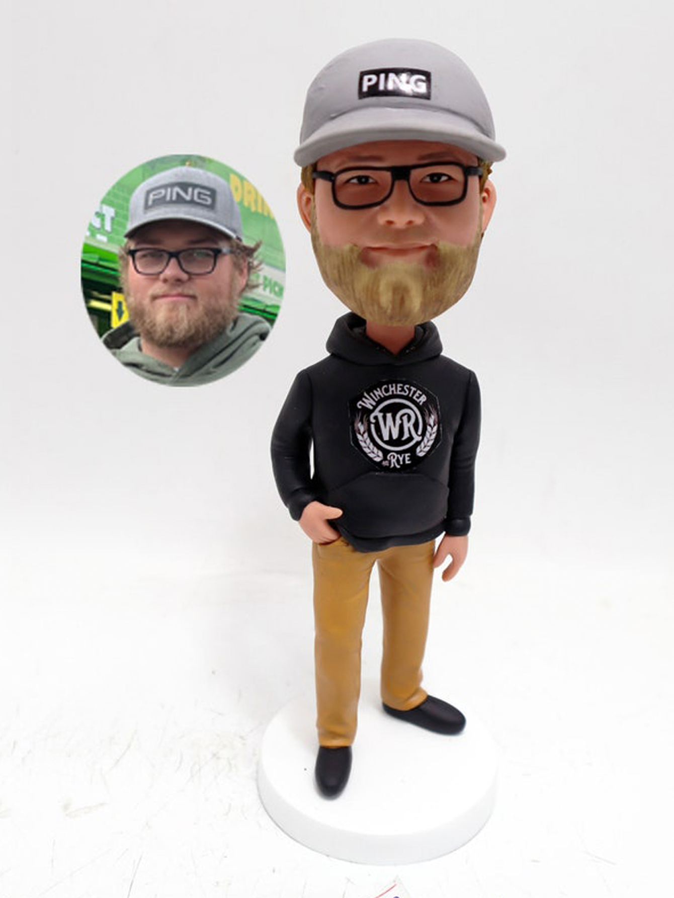Custom Soccer Coach Dolls, Custom Personalized Clay Figurines